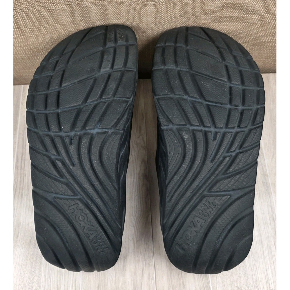 Hoka One One Ora Recovery Slip On Slide Sandals Black Mens Size 13 Gym Work Out - Picture 10 of 10